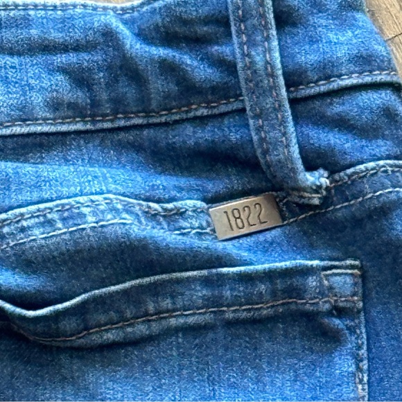 1822 Denim Womens Skinny Blue Dark Blue Jeans Mid Rise Stretch, Women’s 10/30 - Picture 8 of 12